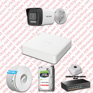 Hikvision İp 01 Kameralı Set 1080p Colorvu Mikrofonlu